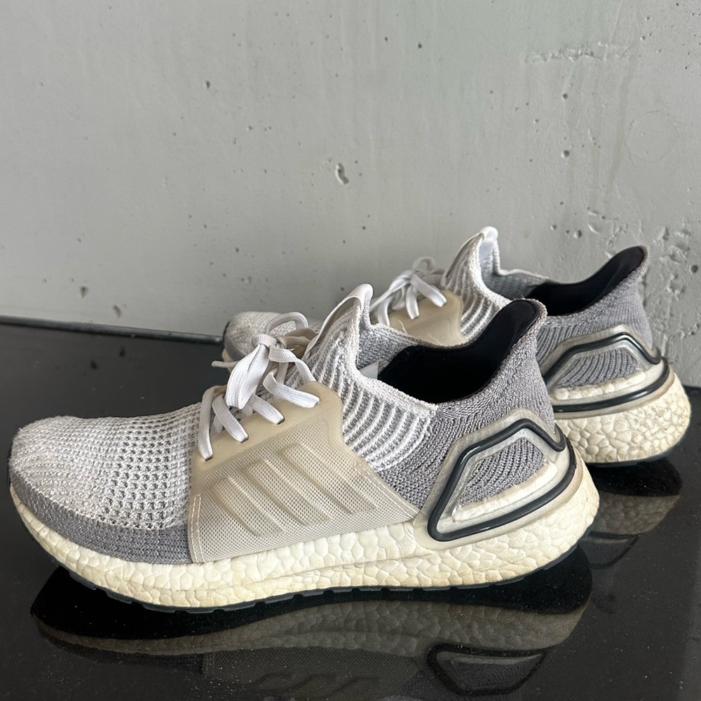 Adidas ultraboost grey and white